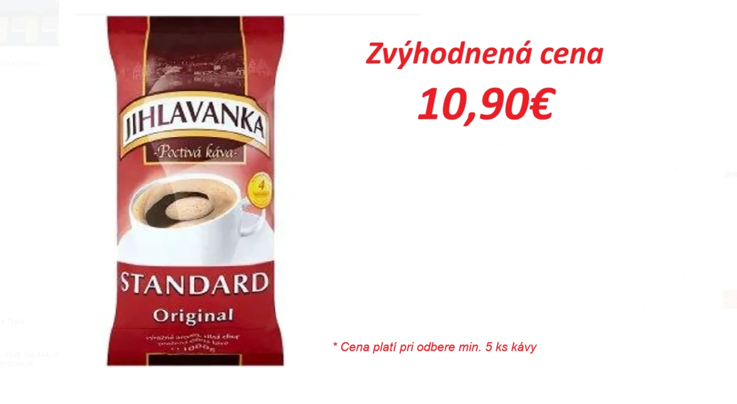 Káva Jihlavanka 1 x 5 kg