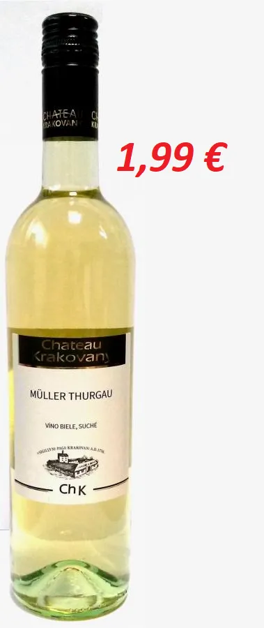 Muller Thurgau 0,75 l 6 ks