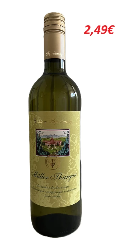 Müller Thurgau 0,75l/ 6 ks