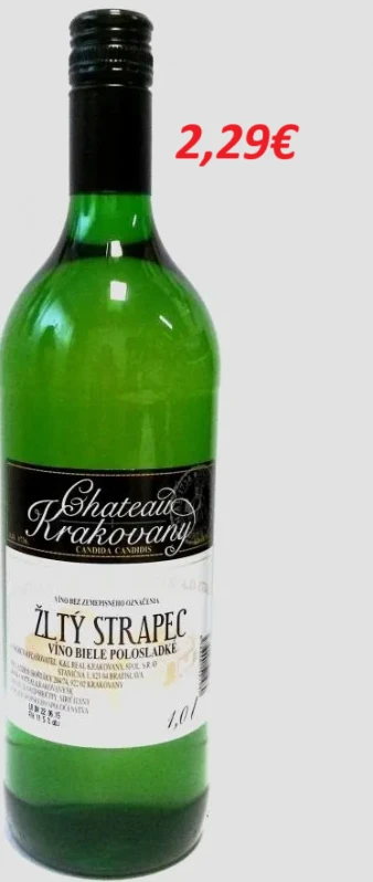 Žltý strapec 1l 12 ks