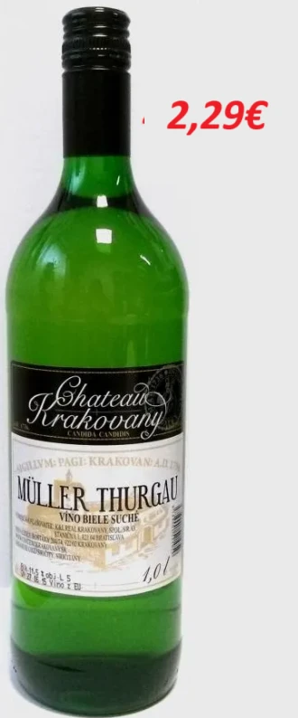 Muller Thurgau 1 l 12 ks